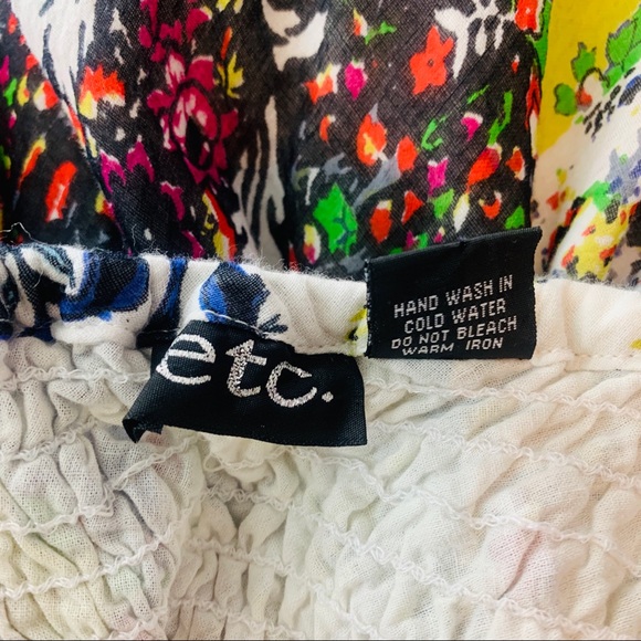 🎉HP🎉 Etc. /Mixed Floral Pattern Multicolor Dress - Picture 7 of 8